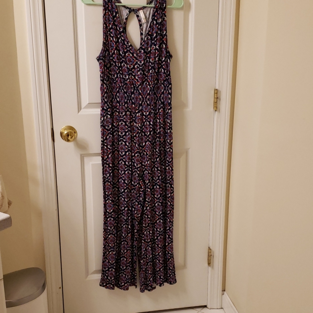 Stretchy knit jumpsuit